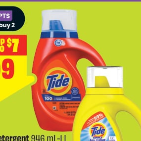 Tide Liquid Detergent, Tide Pods or Gain Flings or Bounce Dryer Sheets