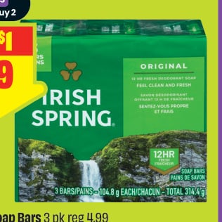 Irish Spring Soap Bars