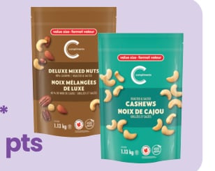 Compliments Mixed Nuts or Cashews Roasted & Salted