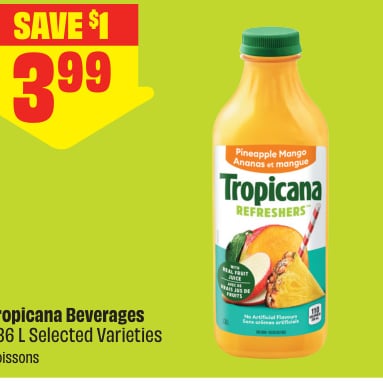 Tropicana Beverages Selected Varieties