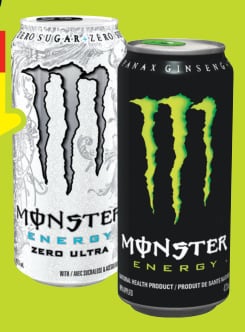 Monster Singles Energy Drinks