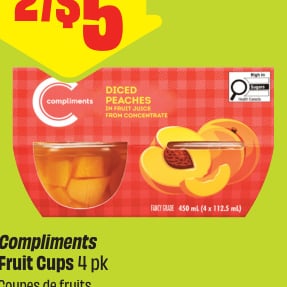 Compliments Fruit Cups