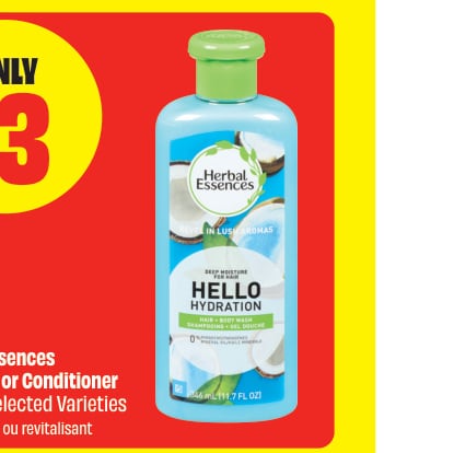 Herbal Essences Shampoo or Conditioner Selected Varieties