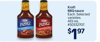 Kraft BBQ sauce