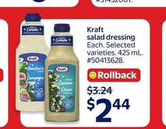 Kraft salad dressing