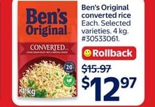 Ben's Original converted rice