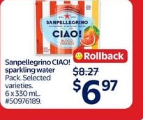 Sanpellegrino CIAO! sparkling water
