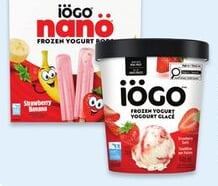 iögo frozen yogurt tubs or nanö novelties