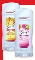 Secret Fresh antiperspirant or deodorant