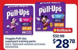 Huggies Pull-Ups superpack training pants