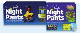 Rascals boys' or girls' Night Pants nighttime underwear