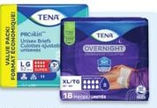 Tena incontinence products