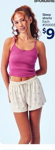 No Boundaries sleep shorts