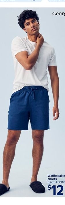 George Waffle pajama shorts