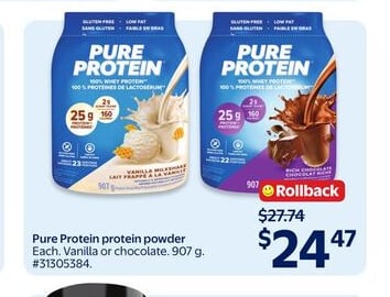 Pure Protein protein powder