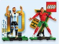 LEGO Lionel Messi or Cristiano Ronaldo Soccer Legend action figure