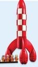 LEGO Tintin moon rocket set