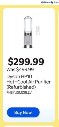 Dyson HP10 Hot+Cool Air Purifier (Refurbished)