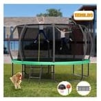Mersco 12' Trampoline with Basketball Hoop