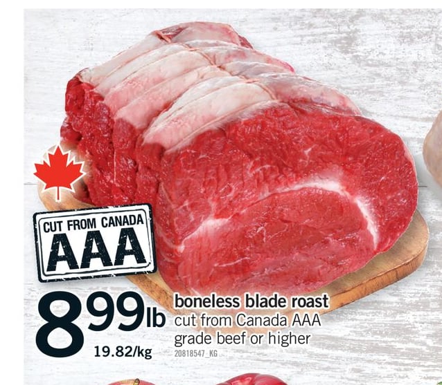 BONELESS BLADE ROAST
