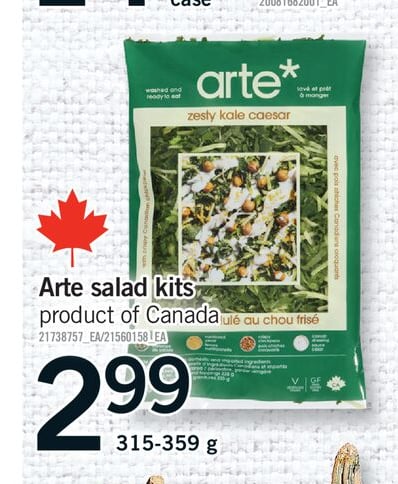 ARTE SALAD KITS, 315-359 G