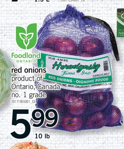RED ONIONS, 10 lb