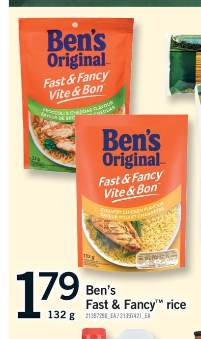 BEN'S FAST & FANCY™ RICE, 132 g
