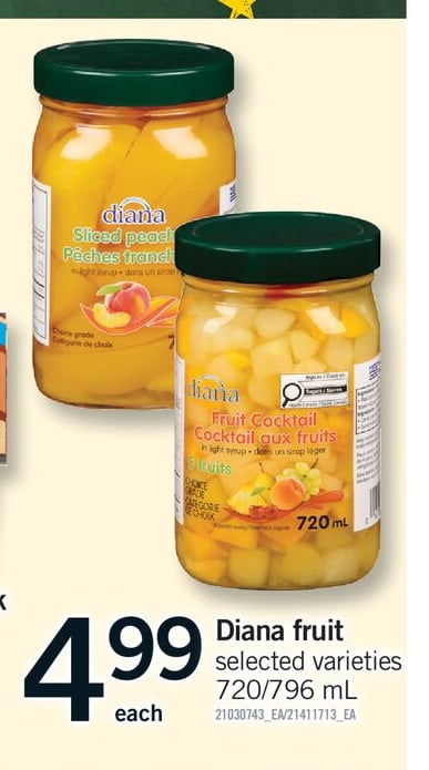 DIANA FRUIT, 720/796 ML