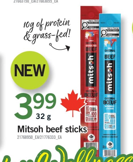 MITSOH BEEF STICKS, 32 g