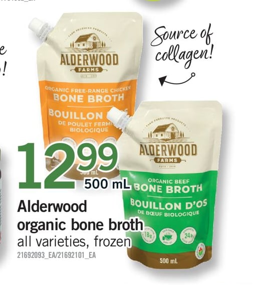 ALDERWOOD ORGANIC BONE BROTH, 500 mL