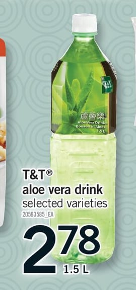 T&T® ALOE VERA DRINK, 1.5 L