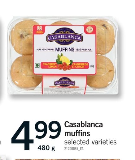 CASABLANCA MUFFINS, 480 G