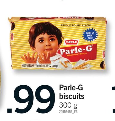 PARLE-G BISCUITS, 300 g