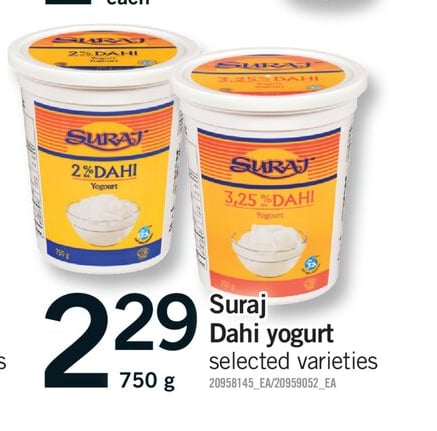 SURAJ DAHI YOGURT, 750 g