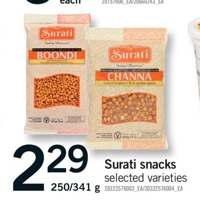 SURATI SNACKS, 250/341 G
