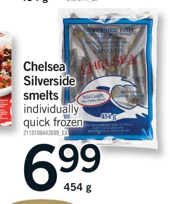 CHELSEA SILVERSIDE SMELTS, 454 g
