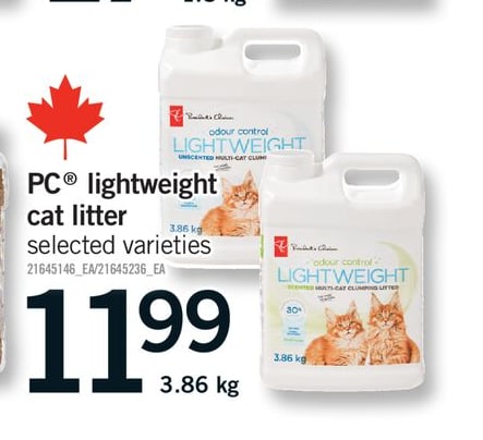 PC® LIGHTWEIGHT CAT LITTER, 3.86 kg