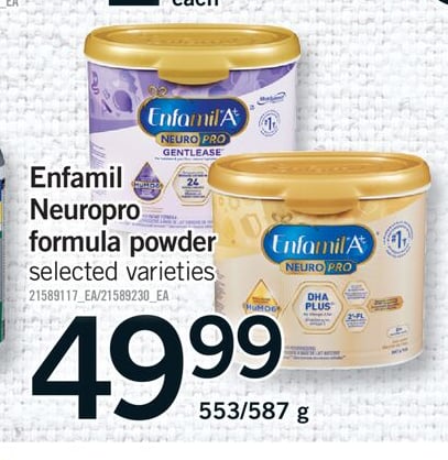 ENFAMIL NEUROPRO FORMULA POWDER, 553/587 G