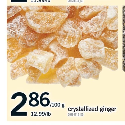 CRYSTALLIZED GINGER