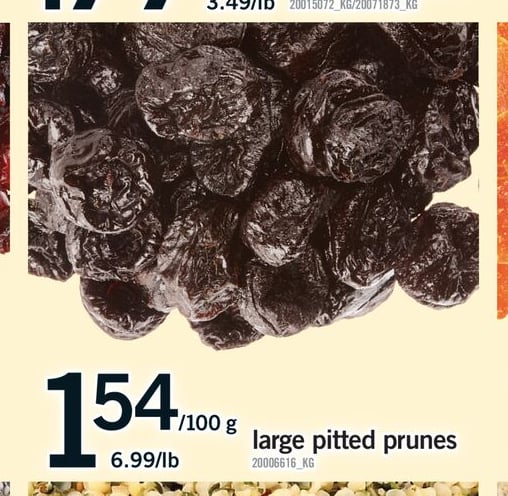 LARGE PITTED PRUNES
