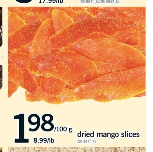 DRIED MANGO SLICES