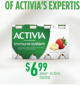 ACTIVIA®, 8 X 93 ML