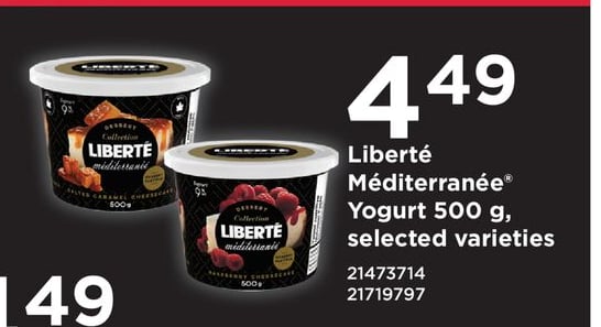 LIBERTÉ MÉDITERRANÉE® YOGURT, 500 g