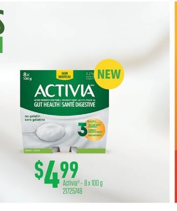ACTIVIA™, 8 X 100 G