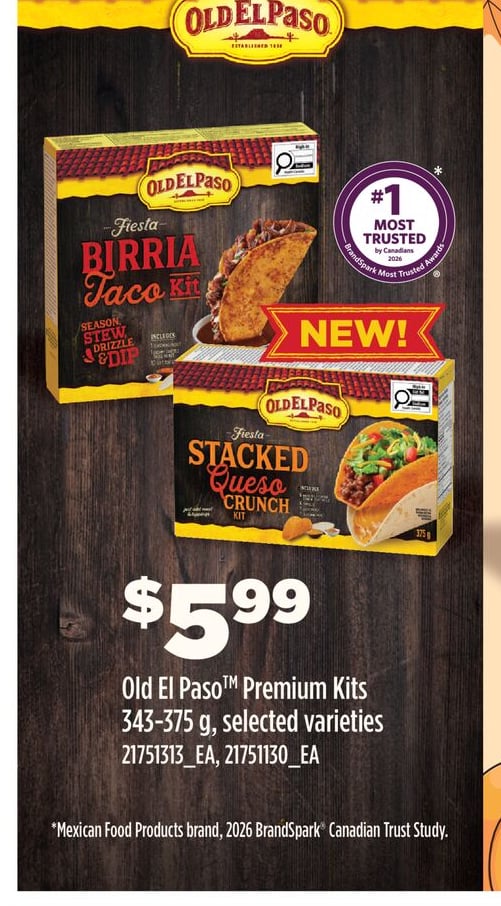 OLD EL PASO™ PREMIUM KITS, 343-375 g