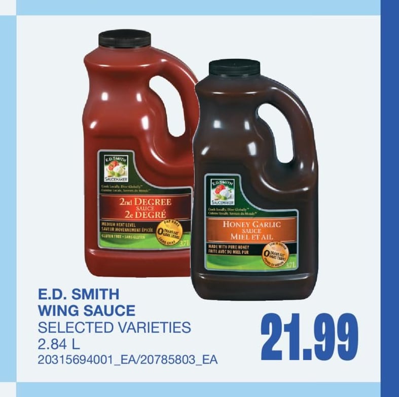WING SAUCE, 2.84 L