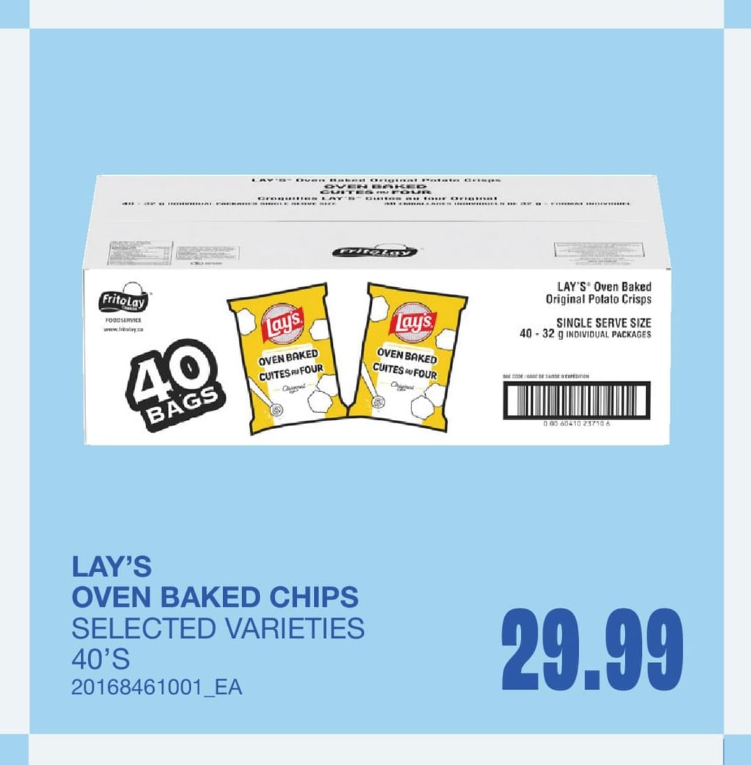 OVEN BAKED CHIPS, 40'S