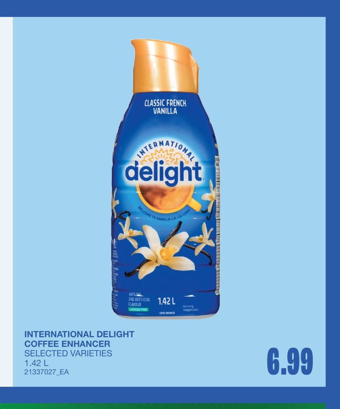 INTERNATIONAL DELIGHT COFFEE ENHANCER, 1.42 L
