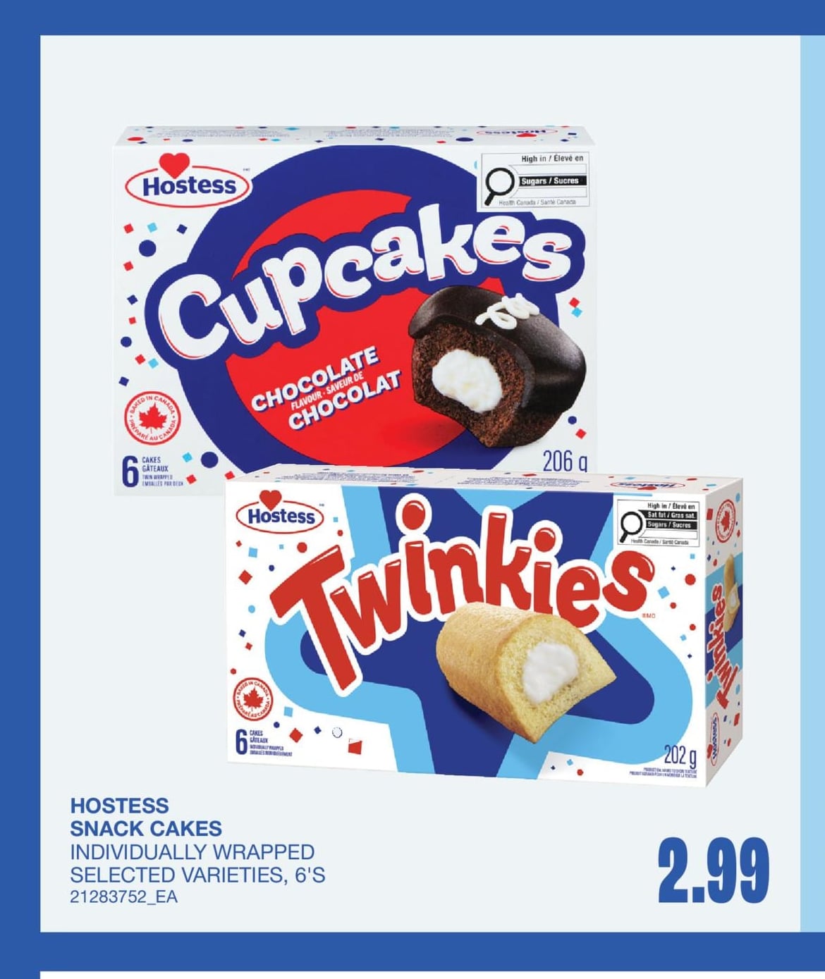 SNACK CAKES, 6'S