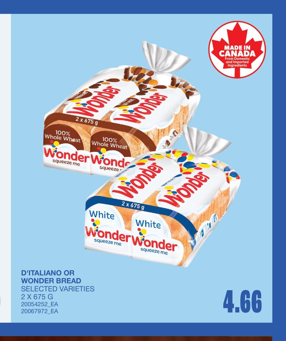 BREAD, 2 X 675 G